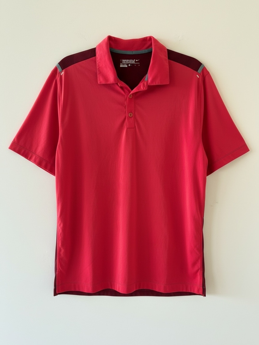 Nike Golf Tour Performance Dri-FIT Polo Red Burgundy Men’s L